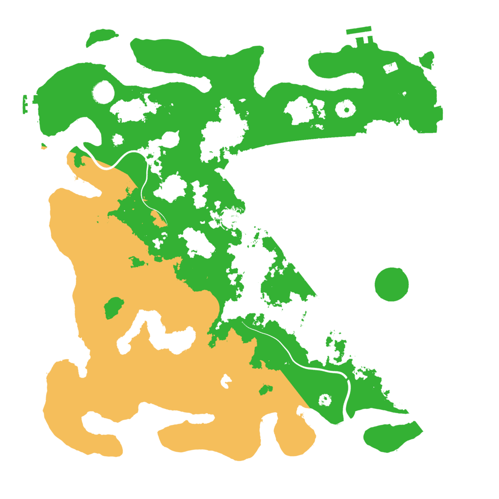 Biome Rust Map: Procedural Map, Size: 4000, Seed: 10016