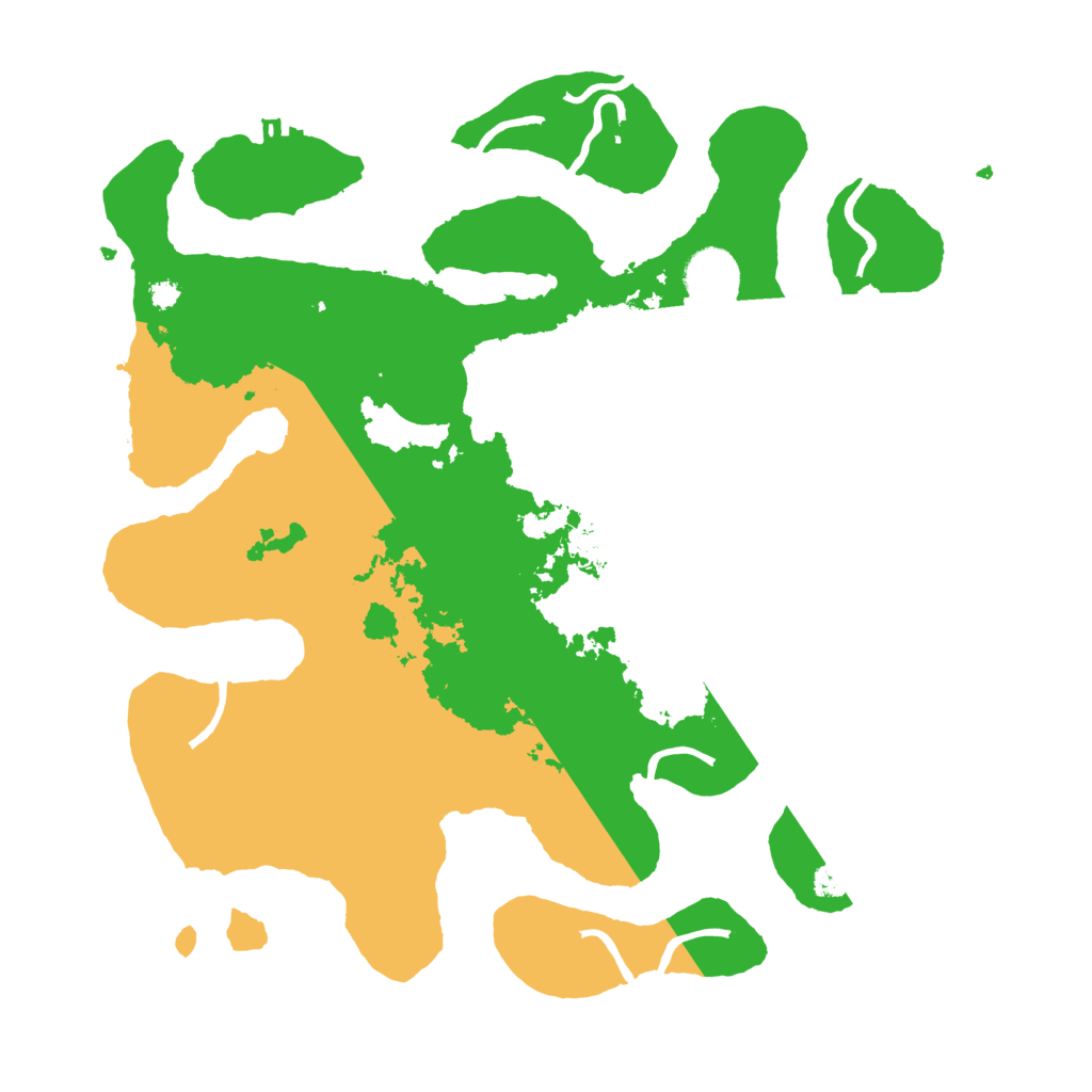 Biome Rust Map: Procedural Map, Size: 3500, Seed: 2401344