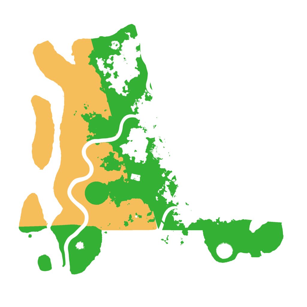 Biome Rust Map: Procedural Map, Size: 3500, Seed: 1691285