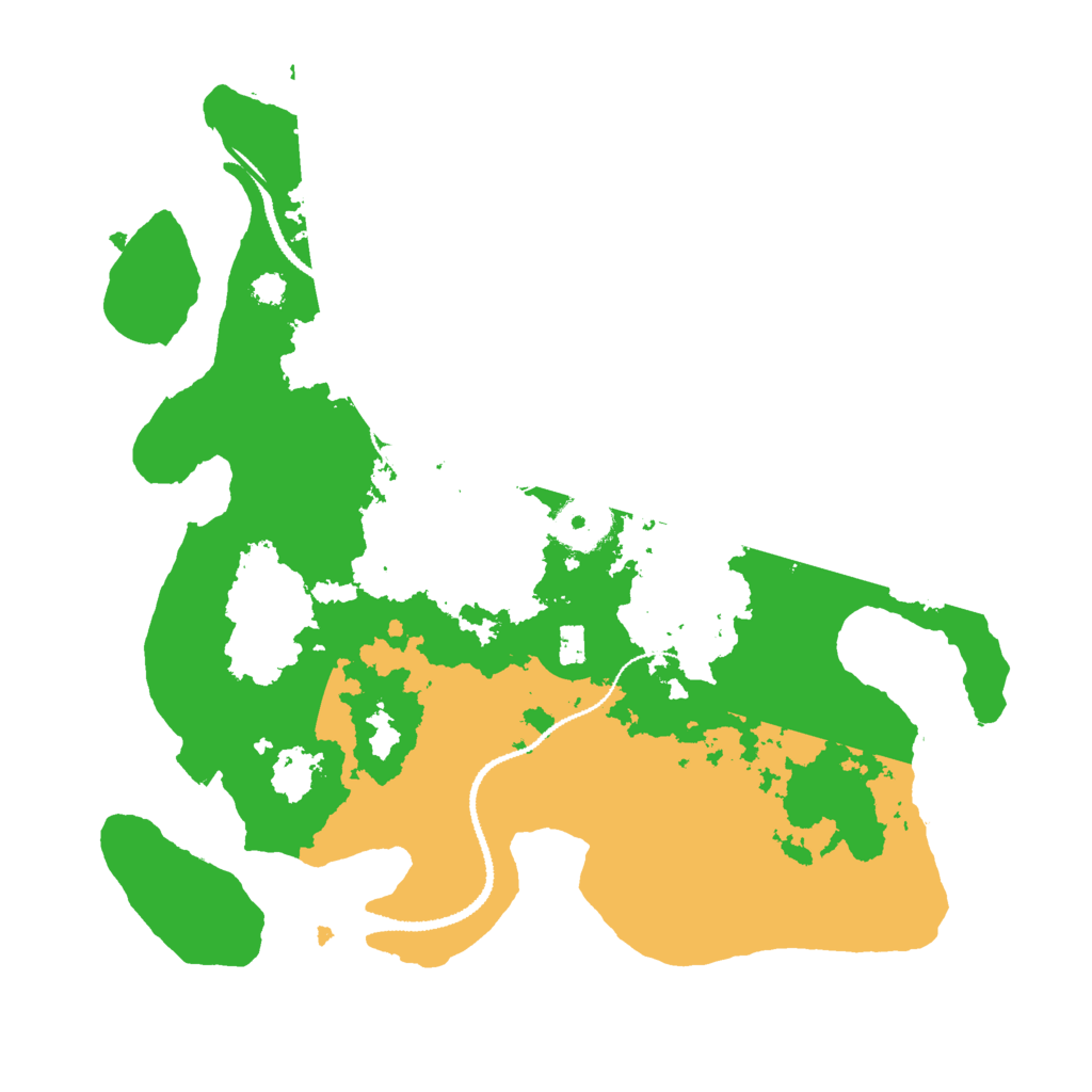 Biome Rust Map: Procedural Map, Size: 3000, Seed: 63821