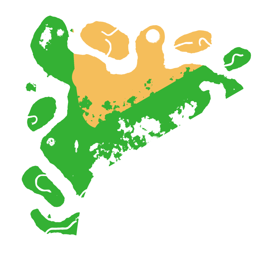 Biome Rust Map: Procedural Map, Size: 3500, Seed: 594633