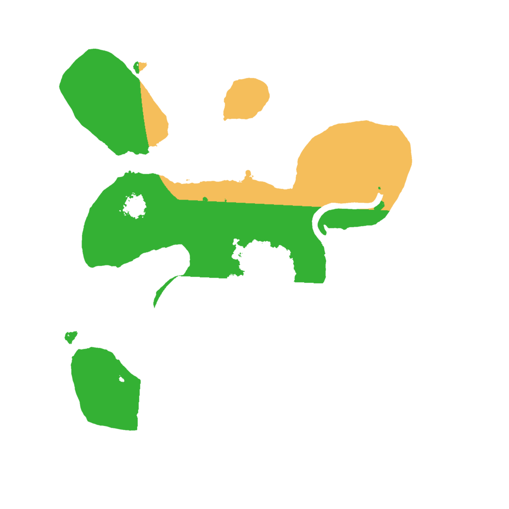 Biome Rust Map: Procedural Map, Size: 2000, Seed: 43567