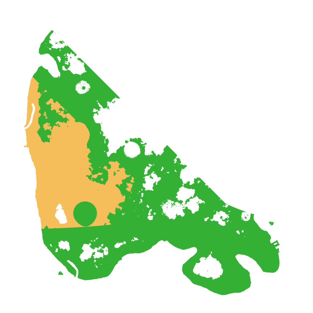 Biome Rust Map: Procedural Map, Size: 3500, Seed: 6268062