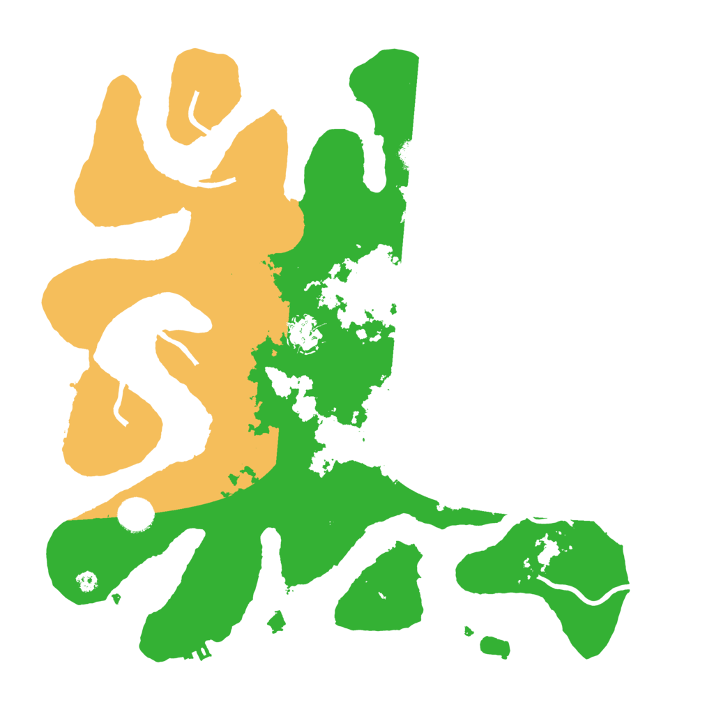 Biome Rust Map: Procedural Map, Size: 3600, Seed: 298327