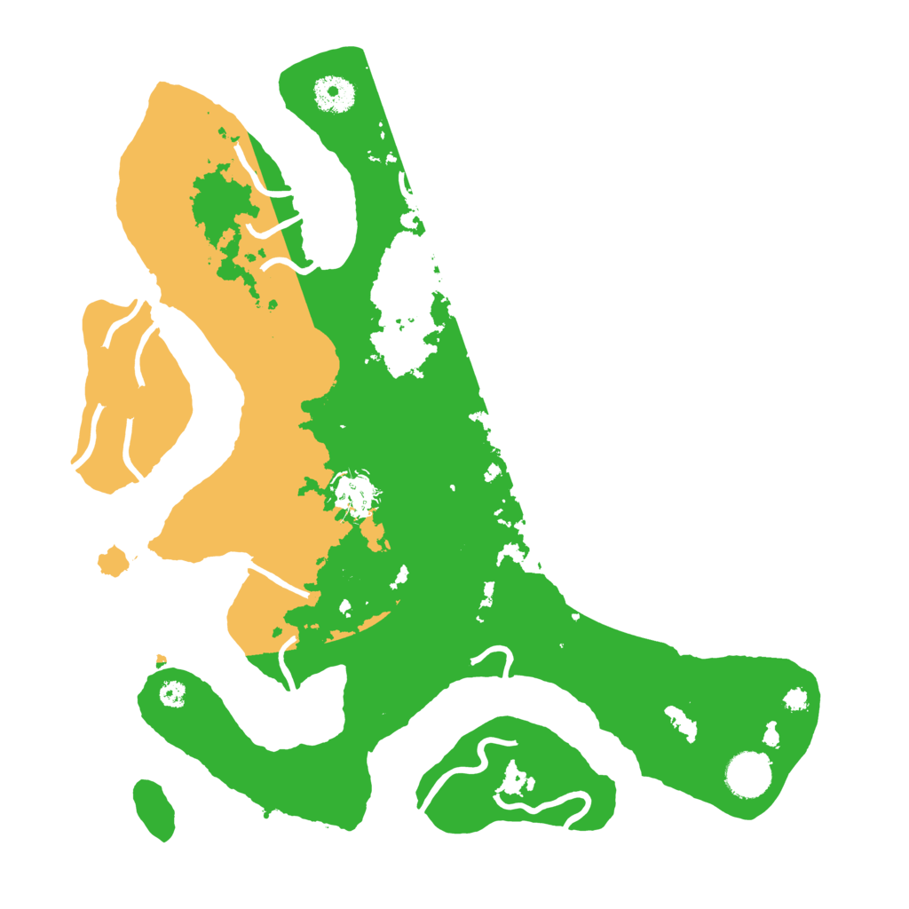 Biome Rust Map: Procedural Map, Size: 3500, Seed: 138324