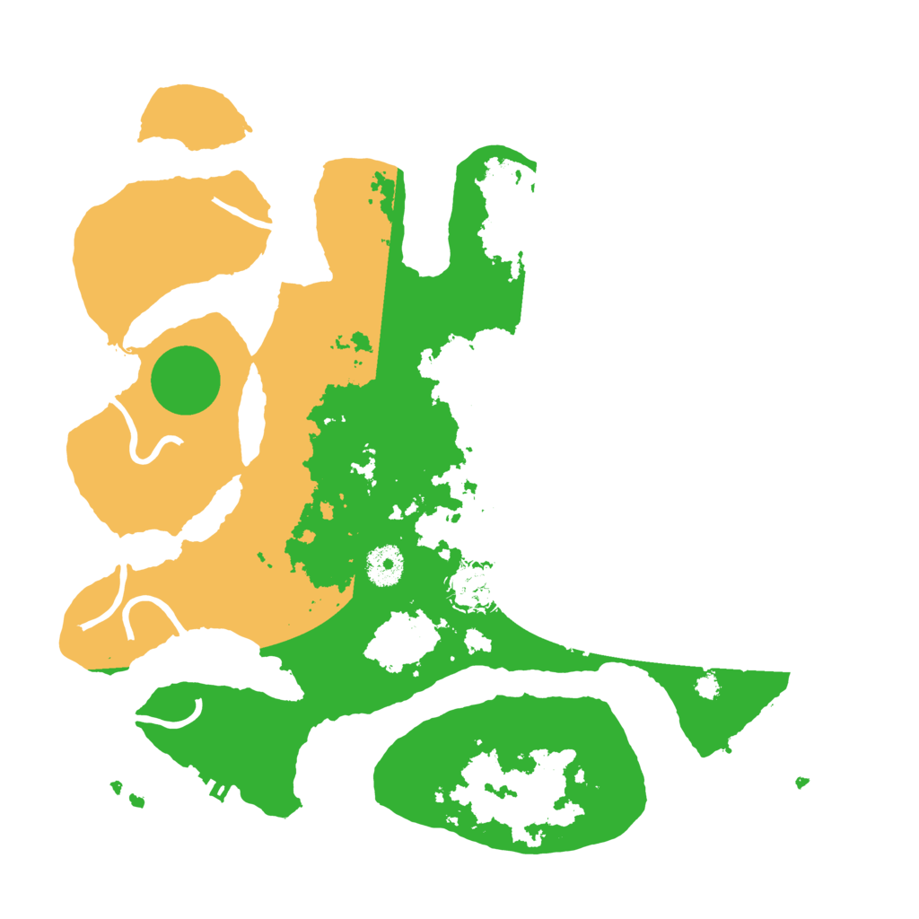 Biome Rust Map: Procedural Map, Size: 3500, Seed: 5371729