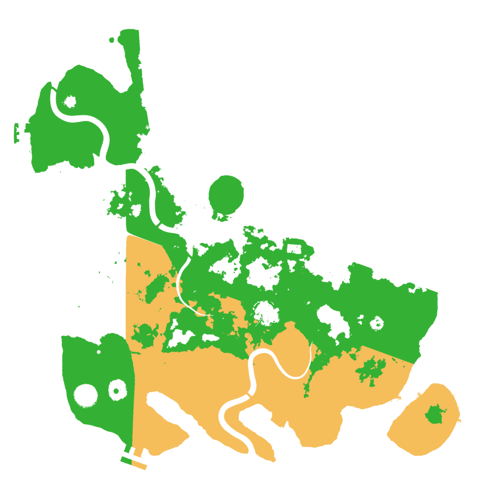 Biome Rust Map: Procedural Map, Size: 3800, Seed: 1220740