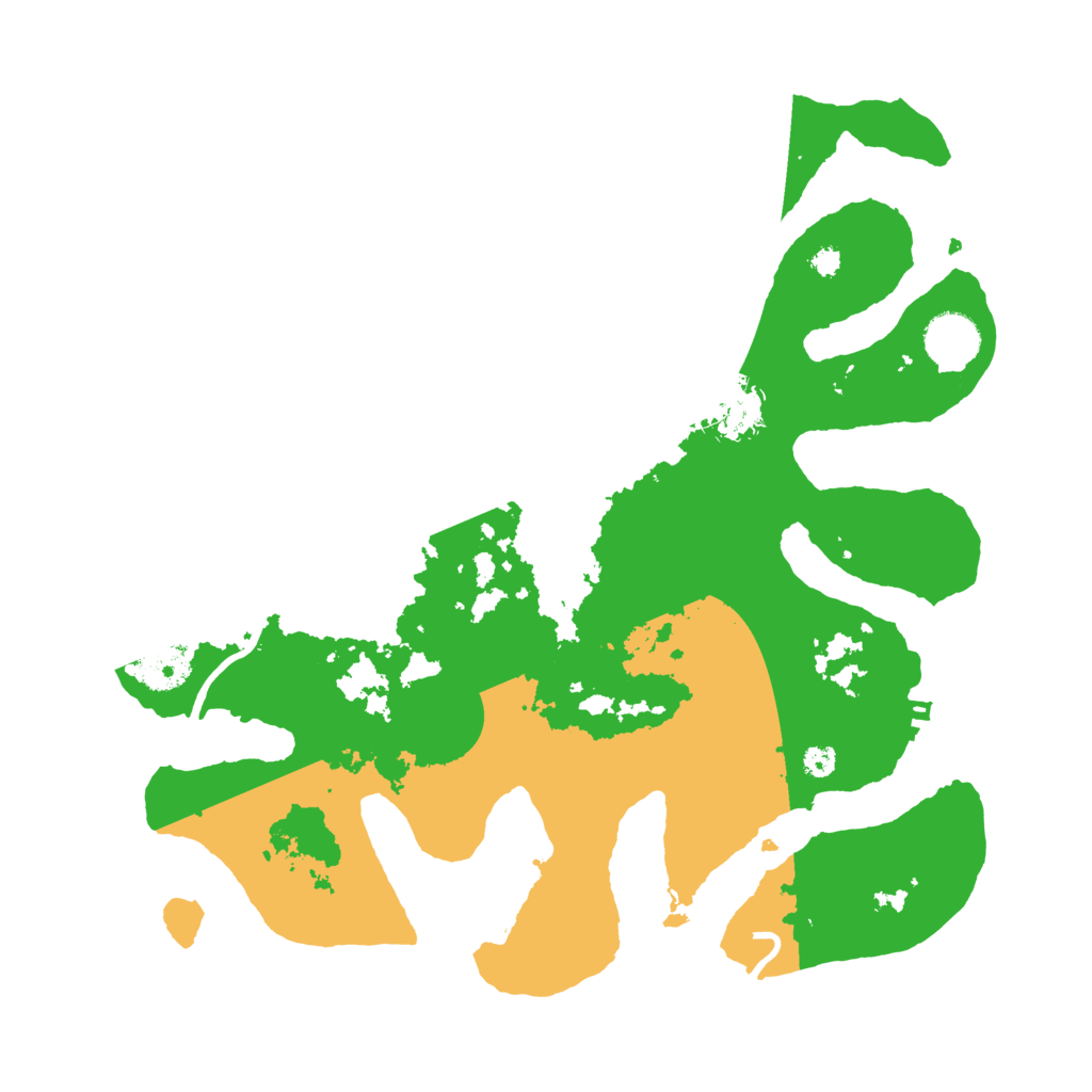 Biome Rust Map: Procedural Map, Size: 3500, Seed: 1665652