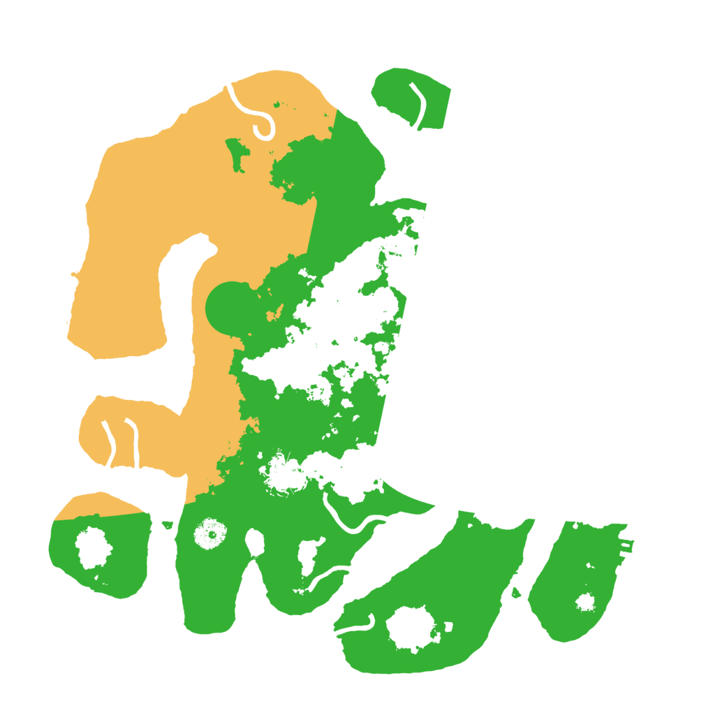 Biome Rust Map: Procedural Map, Size: 3500, Seed: 1916298