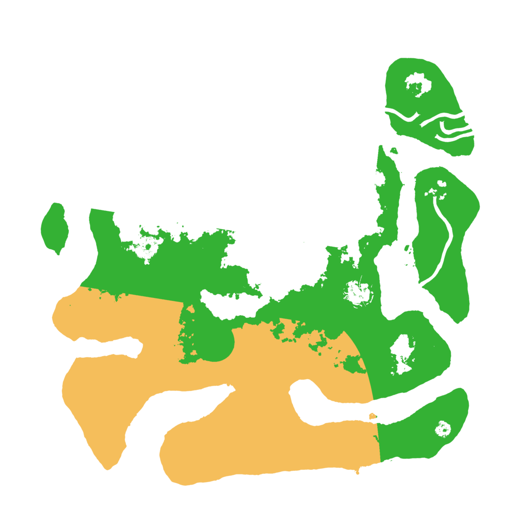 Biome Rust Map: Procedural Map, Size: 3500, Seed: 2345623