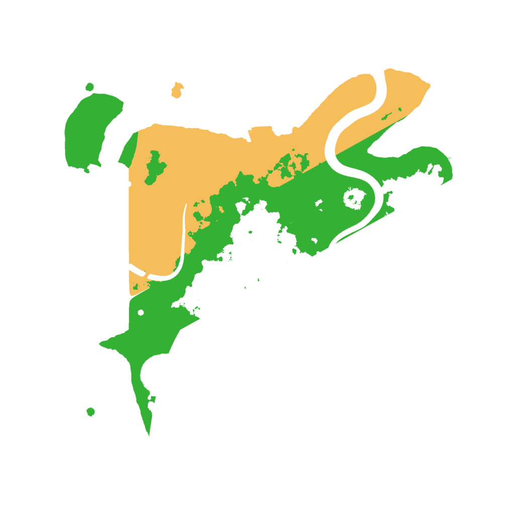 Biome Rust Map: Procedural Map, Size: 2500, Seed: 14049013