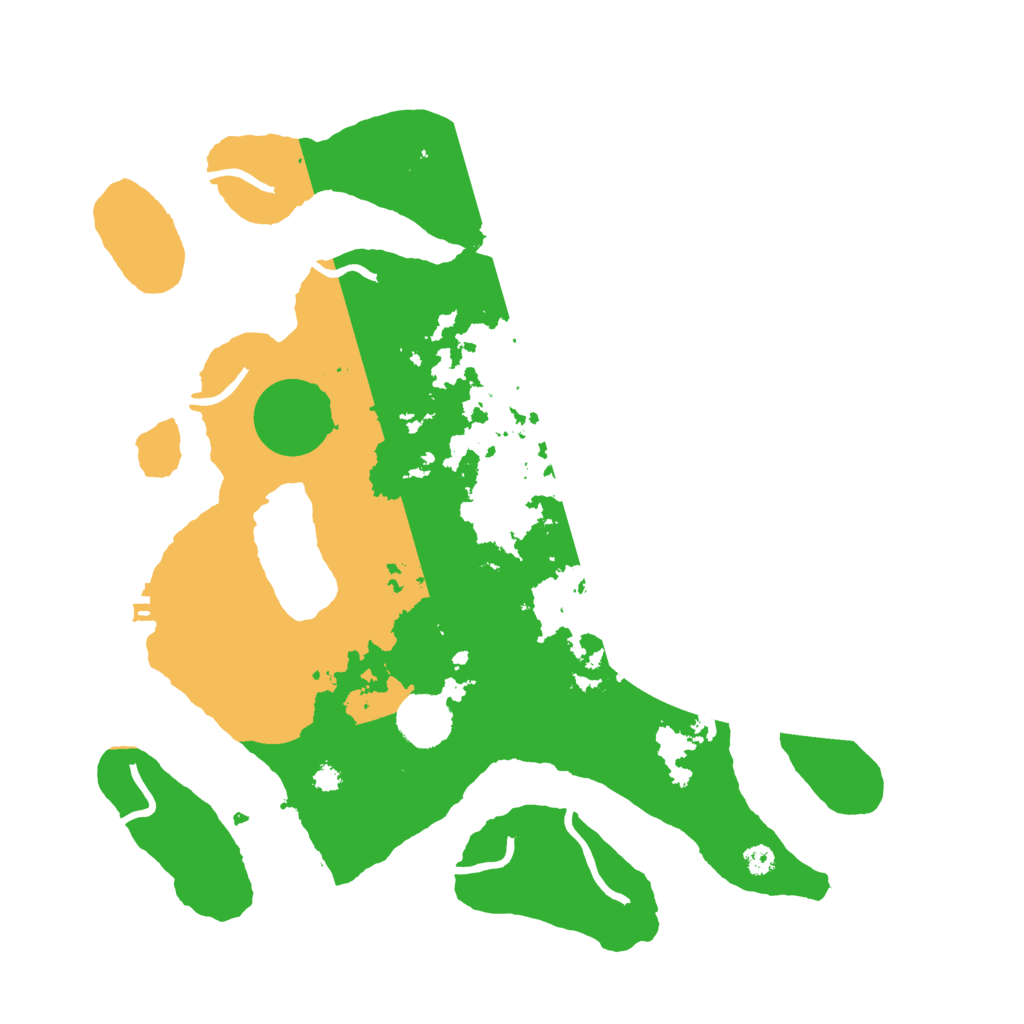 Biome Rust Map: Procedural Map, Size: 3500, Seed: 2992462