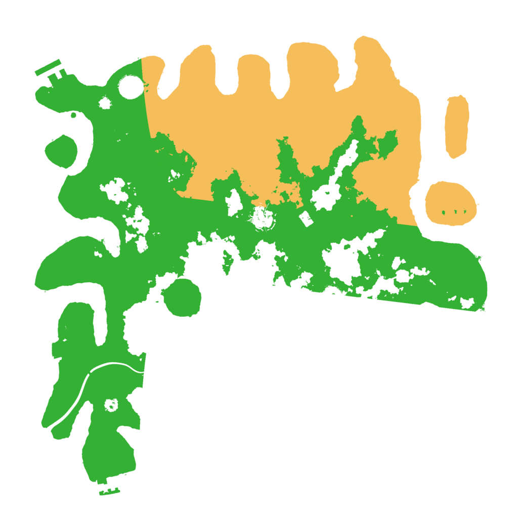 Biome Rust Map: Procedural Map, Size: 3800, Seed: 5799151