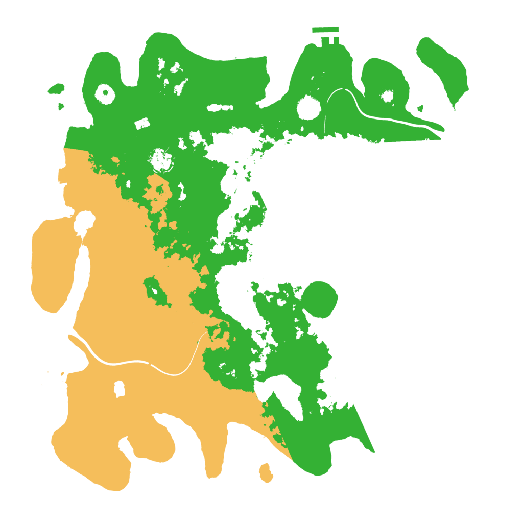 Biome Rust Map: Procedural Map, Size: 4000, Seed: 2154434