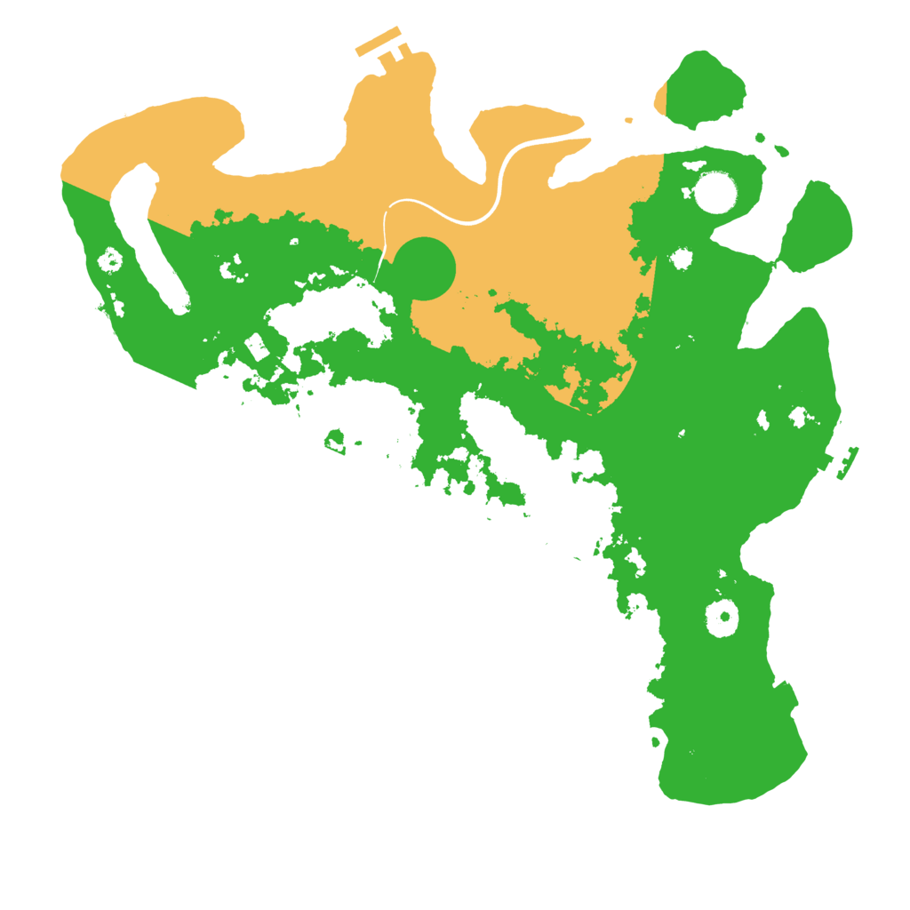 Biome Rust Map: Procedural Map, Size: 3800, Seed: 5564839