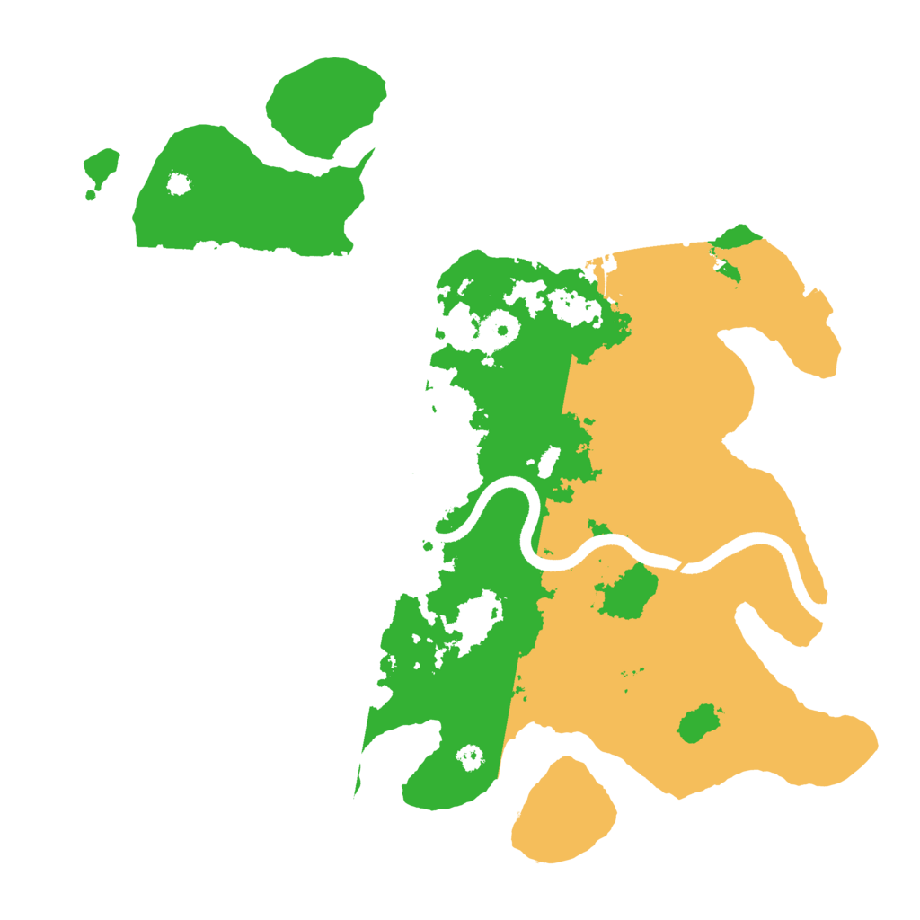 Biome Rust Map: Procedural Map, Size: 3600, Seed: 984220