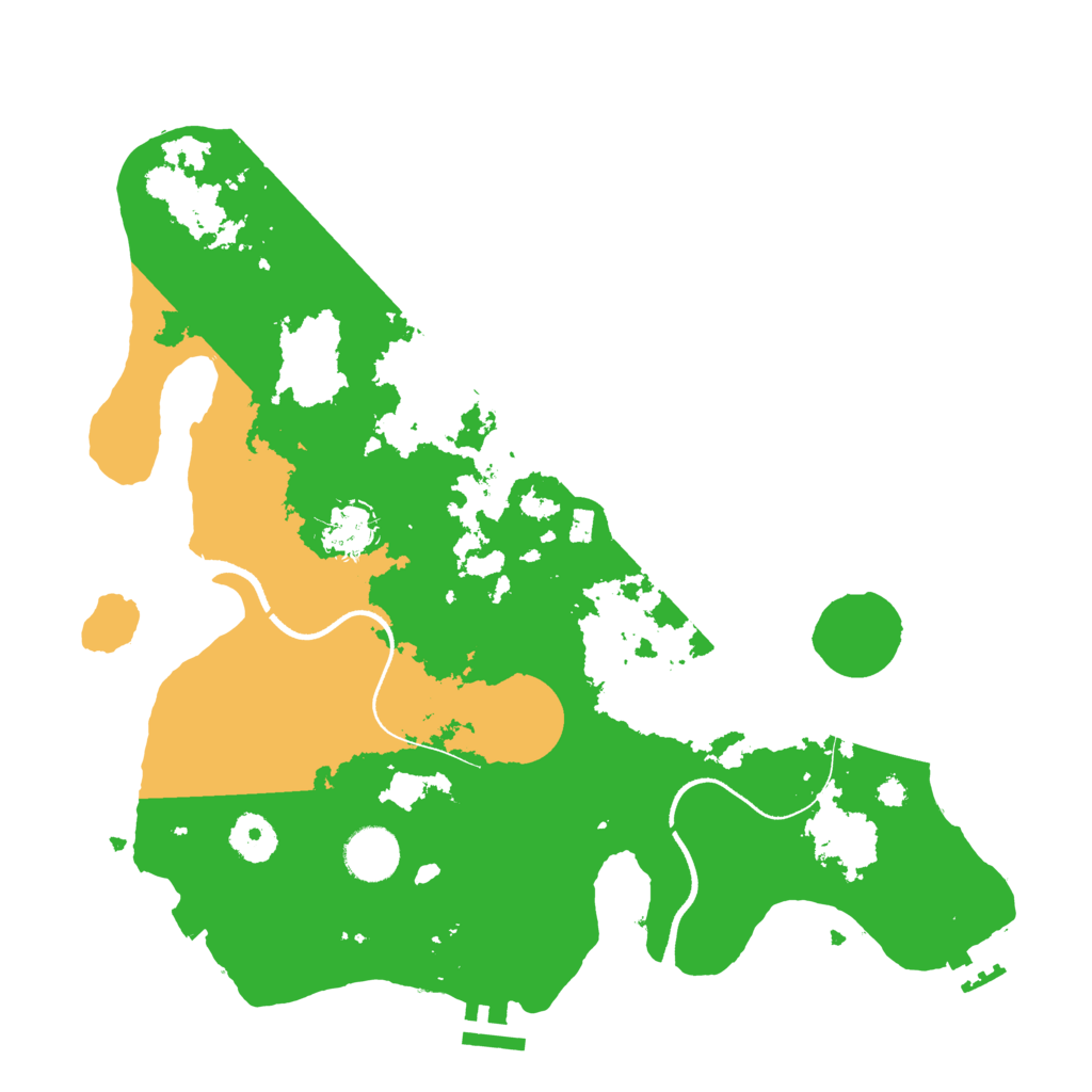Biome Rust Map: Procedural Map, Size: 3500, Seed: 1488271