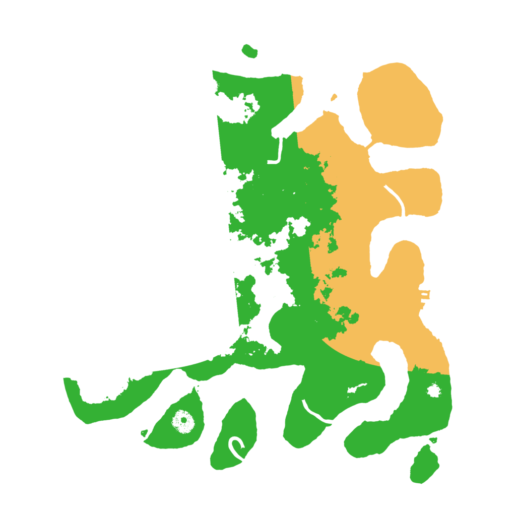 Biome Rust Map: Procedural Map, Size: 3500, Seed: 3344502