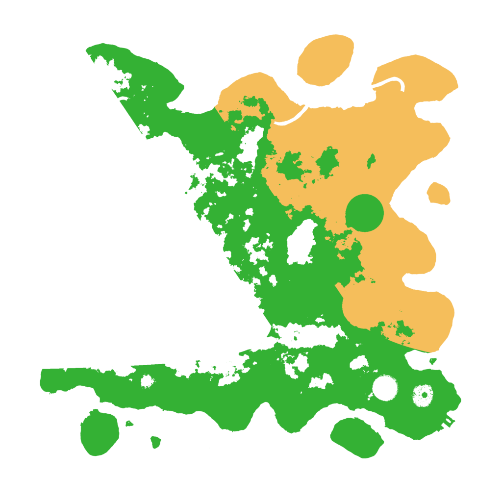 Biome Rust Map: Procedural Map, Size: 3500, Seed: 1260967