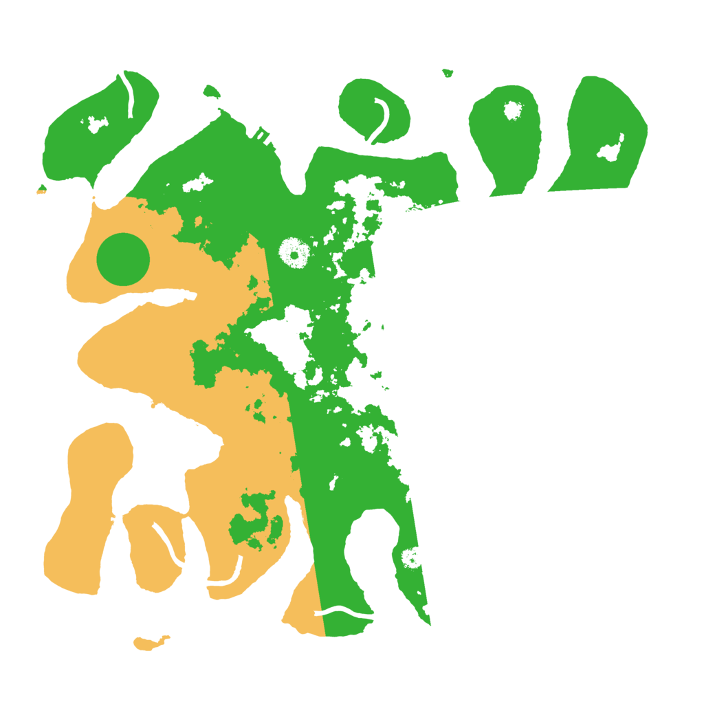 Biome Rust Map: Procedural Map, Size: 3500, Seed: 4862919