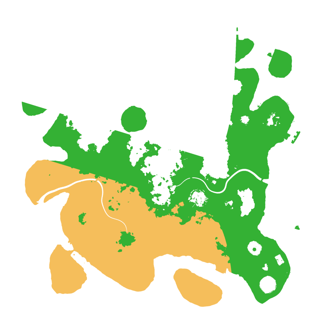 Biome Rust Map: Procedural Map, Size: 3500, Seed: 5204676