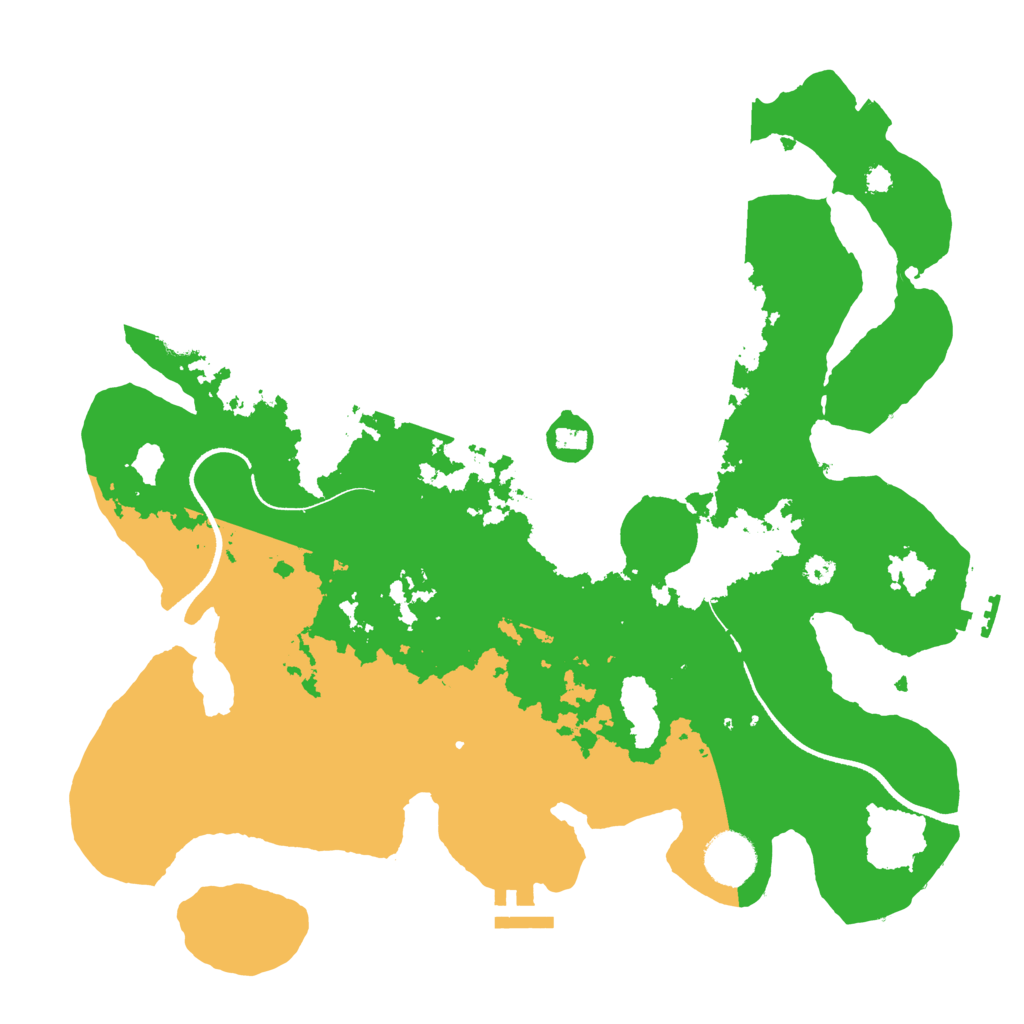 Biome Rust Map: Procedural Map, Size: 3500, Seed: 2851146