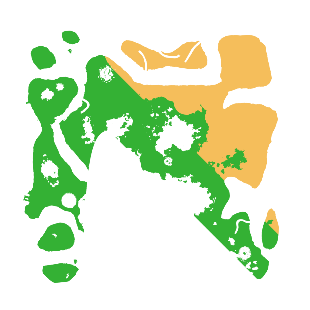 Biome Rust Map: Procedural Map, Size: 3700, Seed: 1566252544