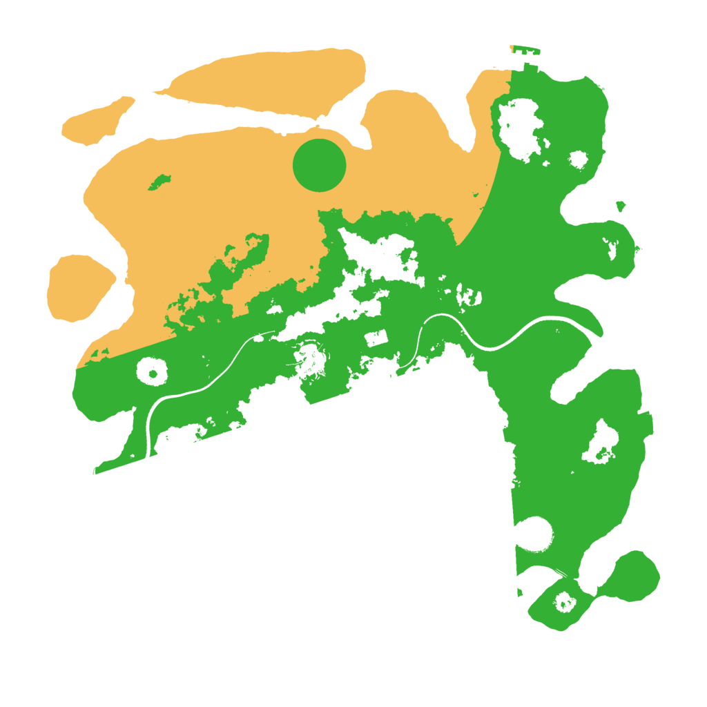 Biome Rust Map: Procedural Map, Size: 3500, Seed: 5625138