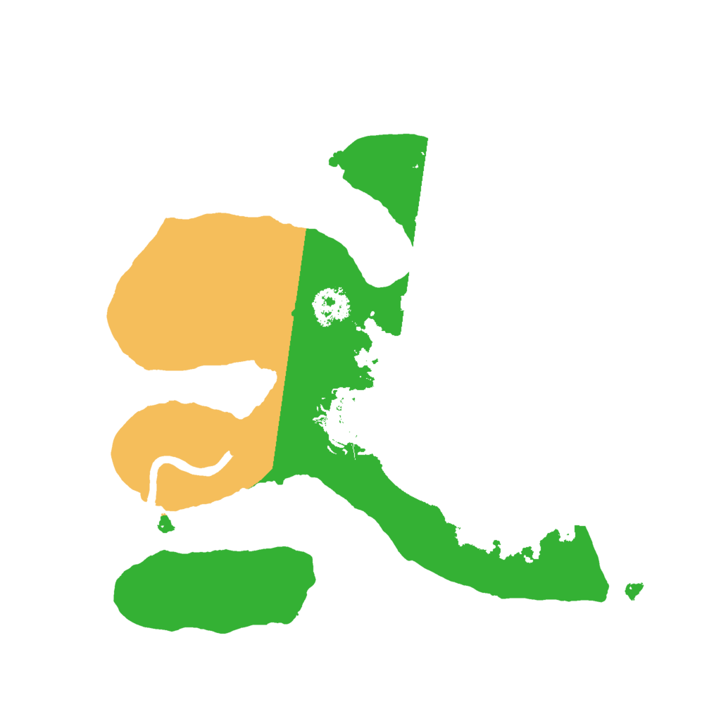 Biome Rust Map: Procedural Map, Size: 2000, Seed: 692834825