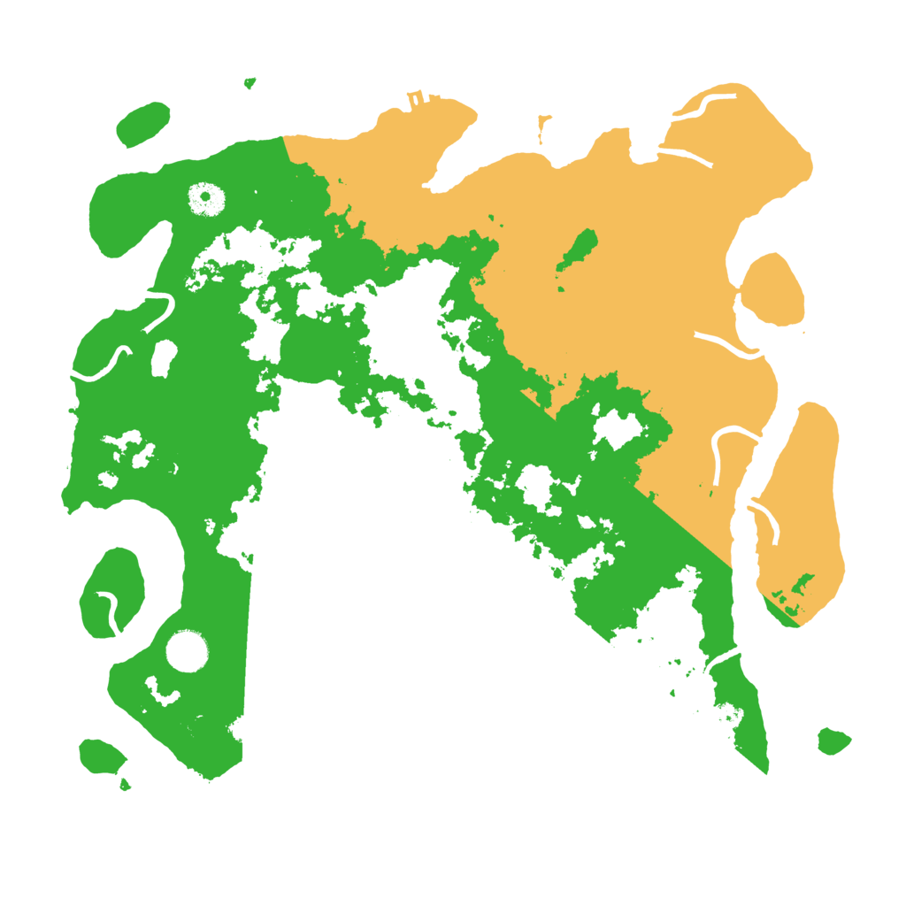 Biome Rust Map: Procedural Map, Size: 3800, Seed: 4799440