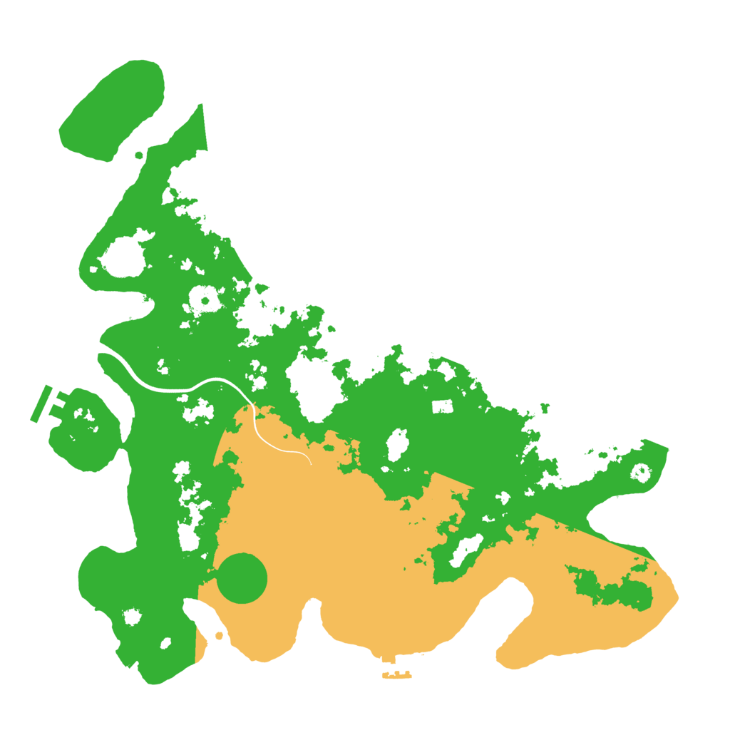 Biome Rust Map: Procedural Map, Size: 3800, Seed: 5704411