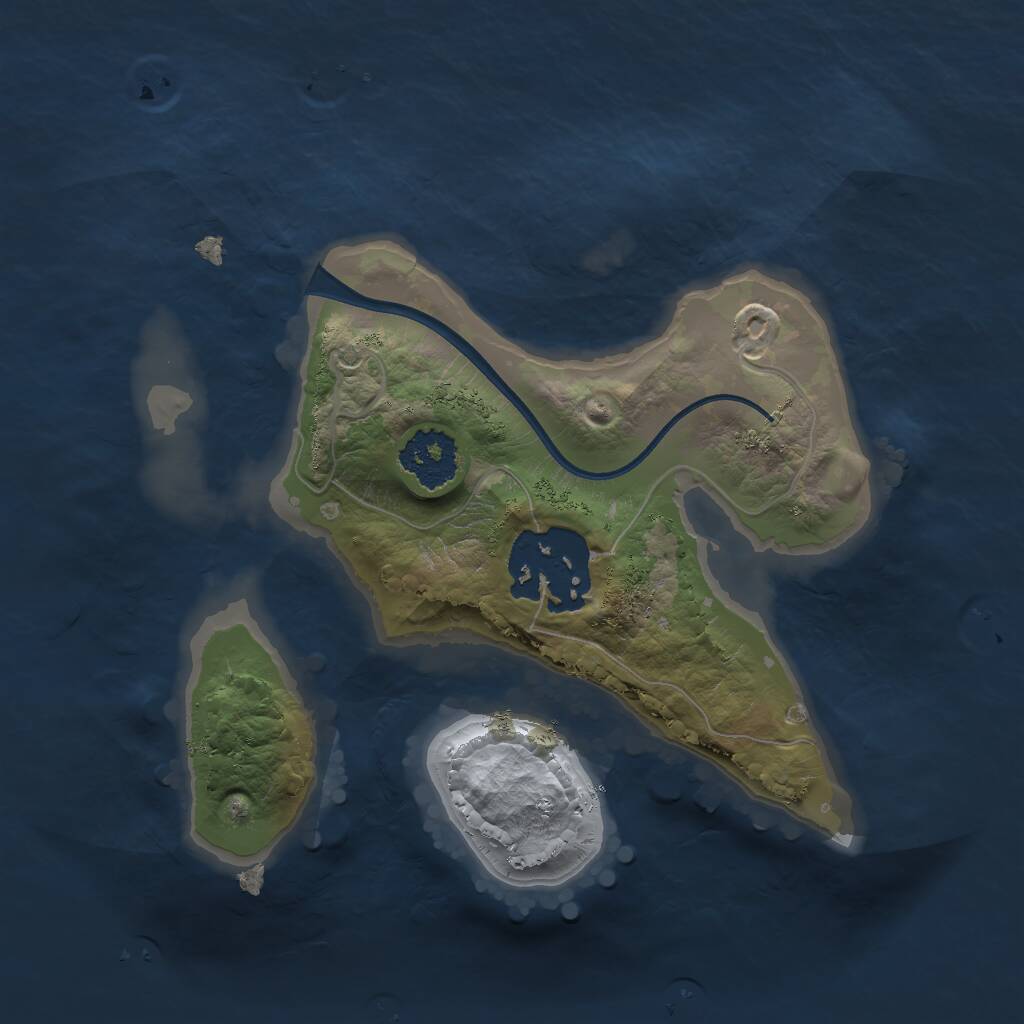 Rust Map: Procedural Map, Size: 1802, Seed: 92617, 2 Monuments