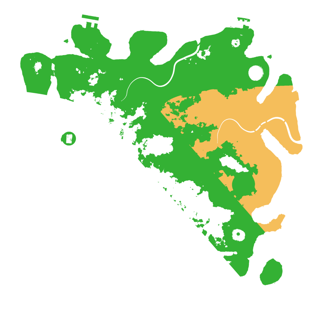 Biome Rust Map: Procedural Map, Size: 3800, Seed: 4069249