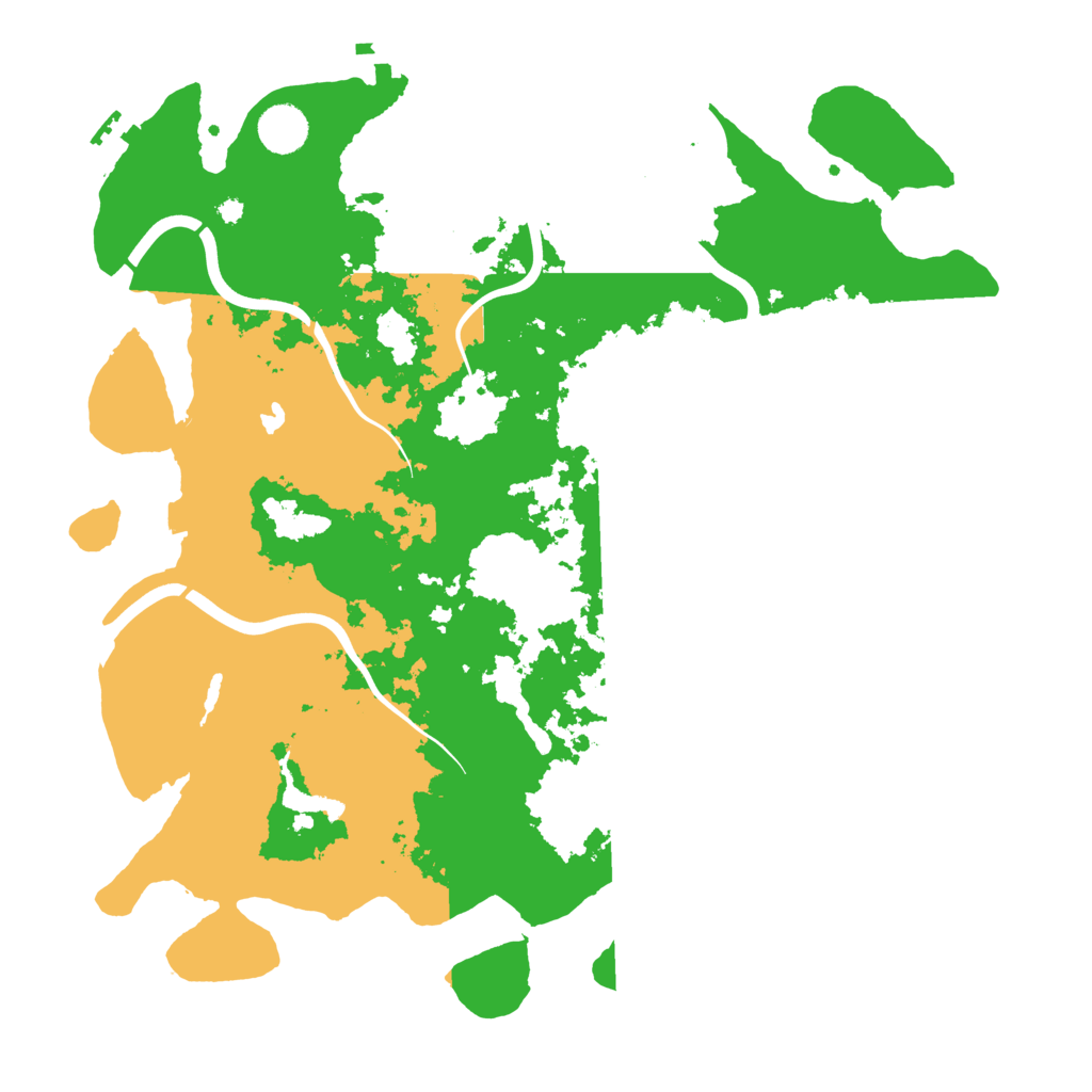 Biome Rust Map: Procedural Map, Size: 4000, Seed: 6131118