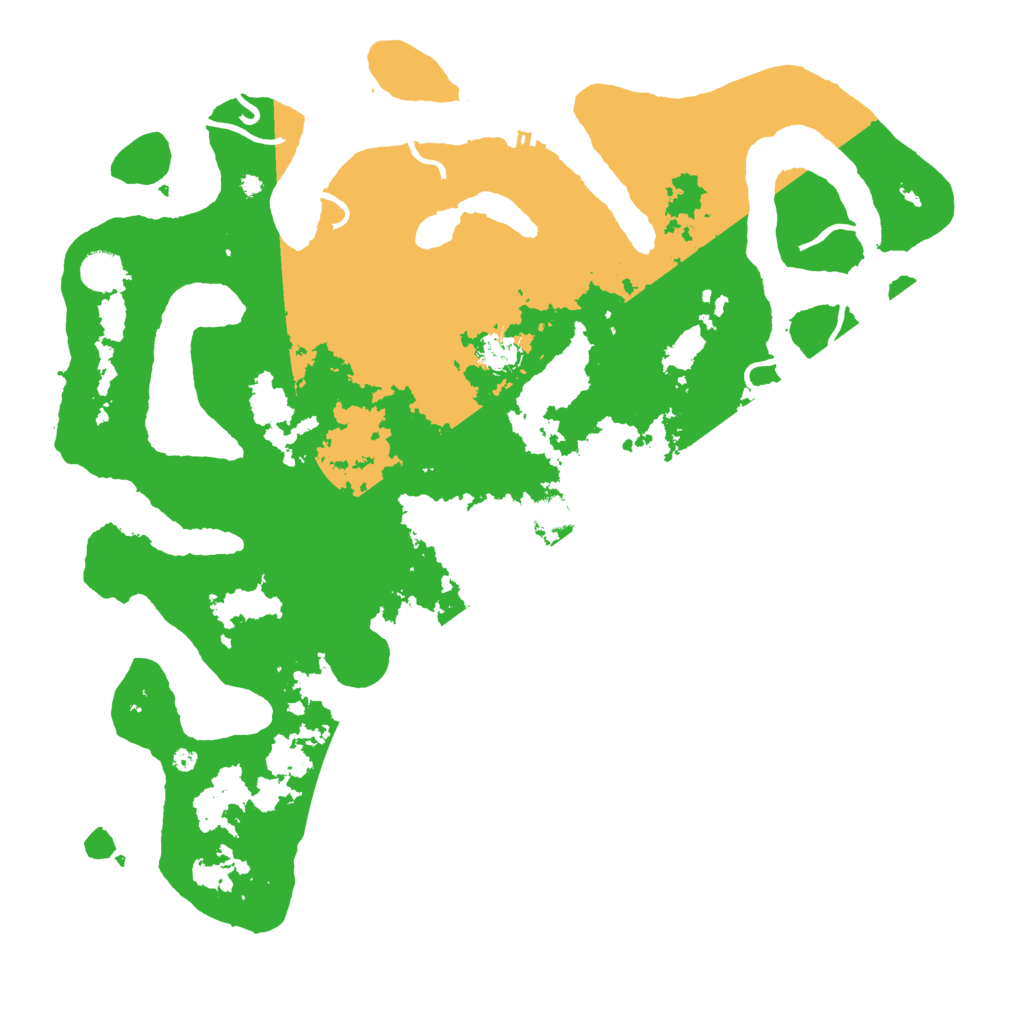 Biome Rust Map: Procedural Map, Size: 4500, Seed: 3966550