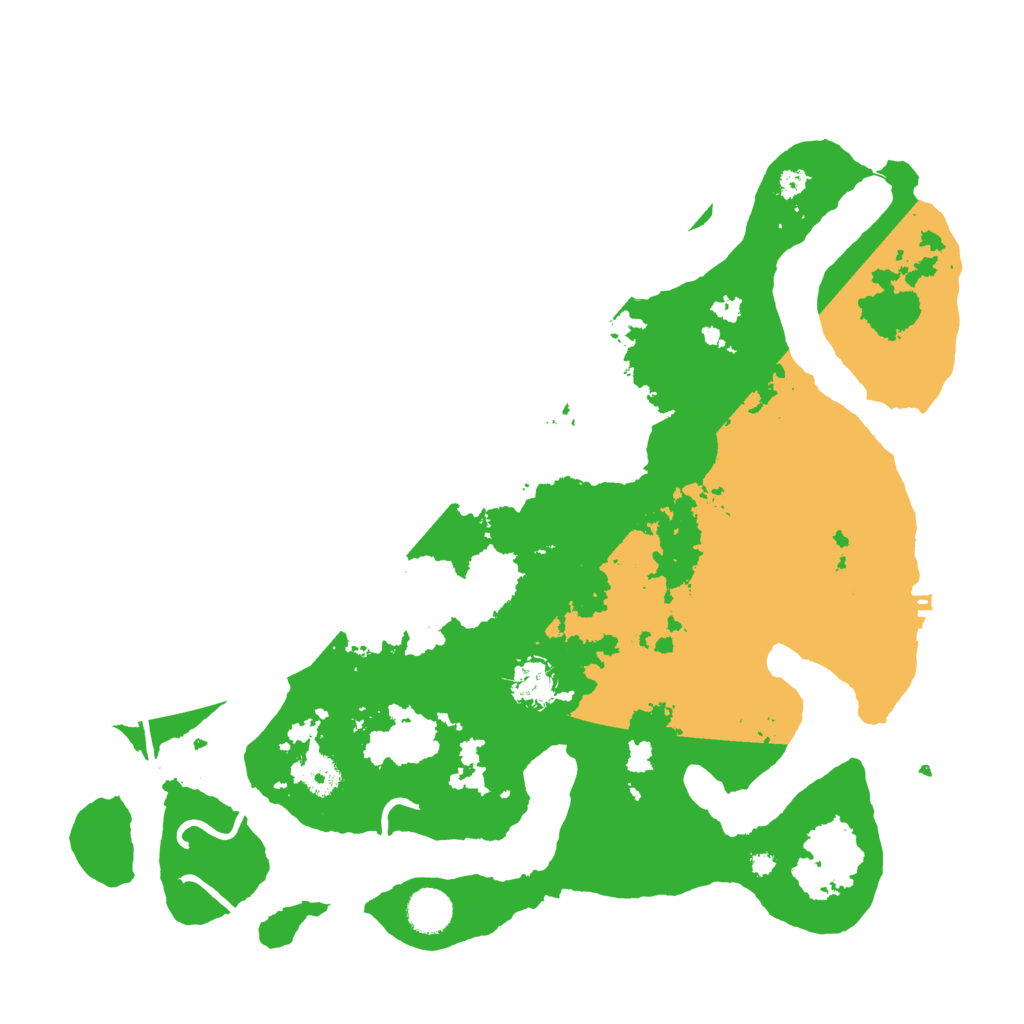 Biome Rust Map: Procedural Map, Size: 4000, Seed: 2073