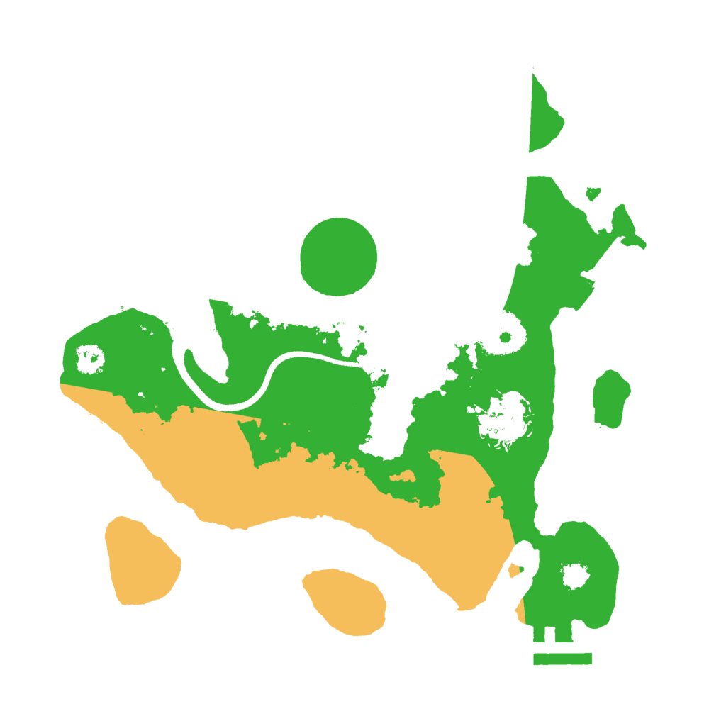 Biome Rust Map: Procedural Map, Size: 2500, Seed: 1698737264