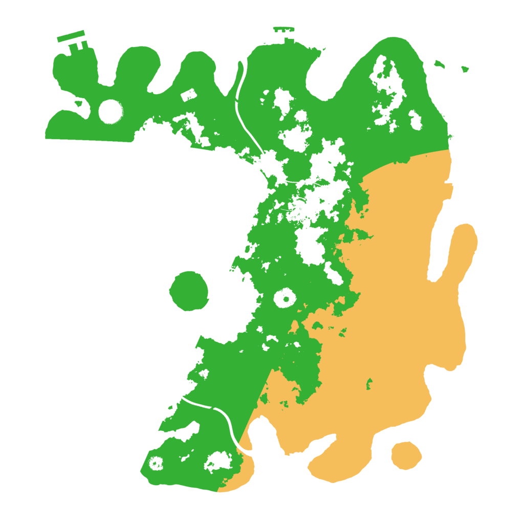 Biome Rust Map: Procedural Map, Size: 3800, Seed: 2170242