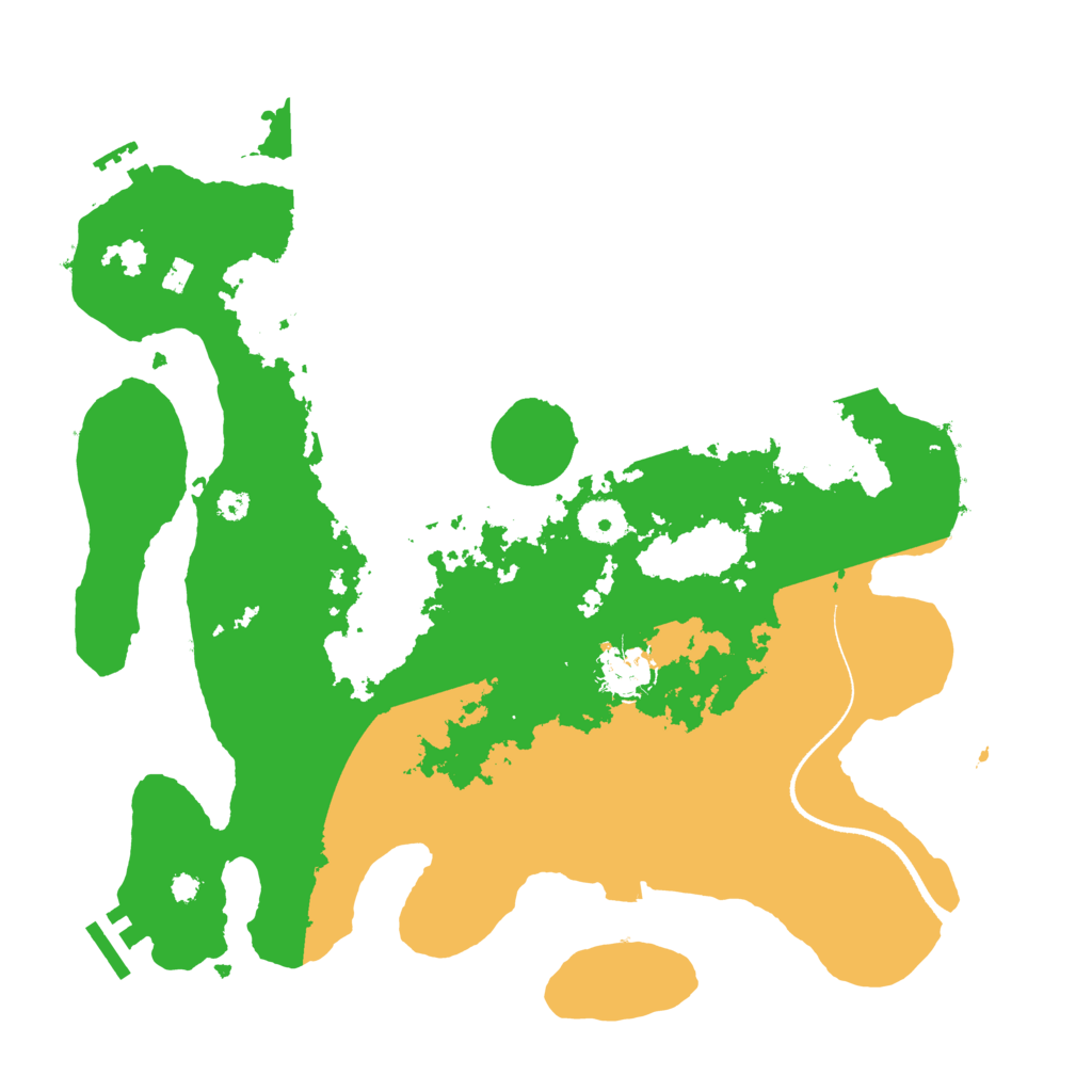 Biome Rust Map: Procedural Map, Size: 3500, Seed: 1447562