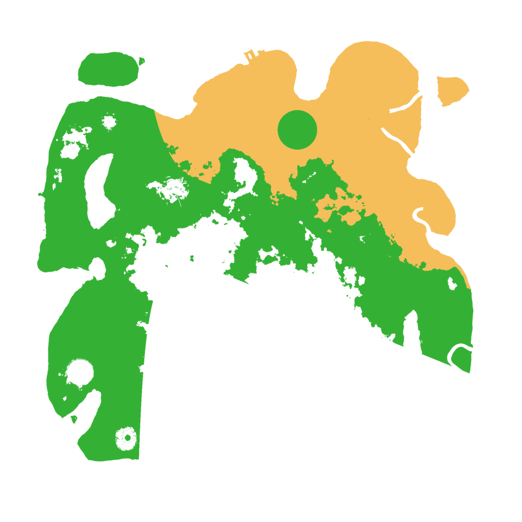 Biome Rust Map: Procedural Map, Size: 3500, Seed: 1273919