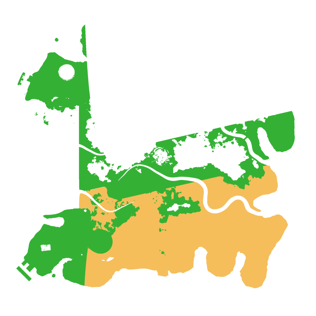 Biome Rust Map: Procedural Map, Size: 3500, Seed: 828943