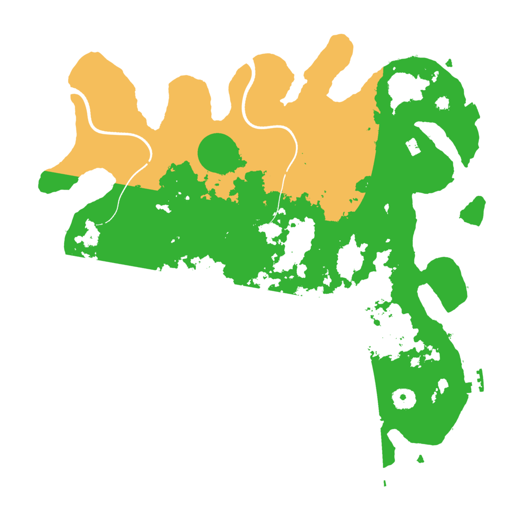 Biome Rust Map: Procedural Map, Size: 3500, Seed: 1759741