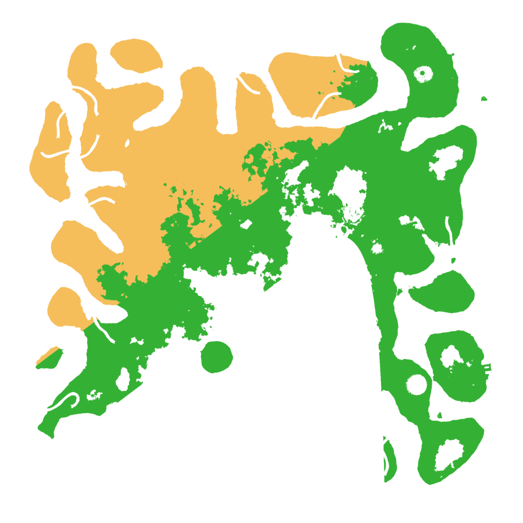 Biome Rust Map: Procedural Map, Size: 4500, Seed: 5245718