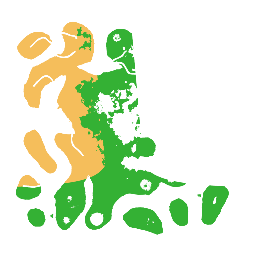 Biome Rust Map: Procedural Map, Size: 3500, Seed: 11032055