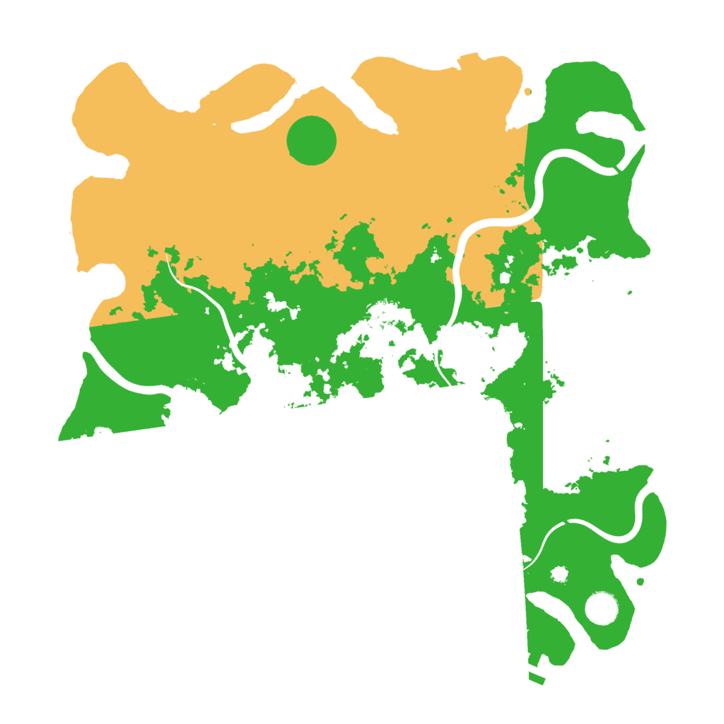 Biome Rust Map: Procedural Map, Size: 3850, Seed: 317940153