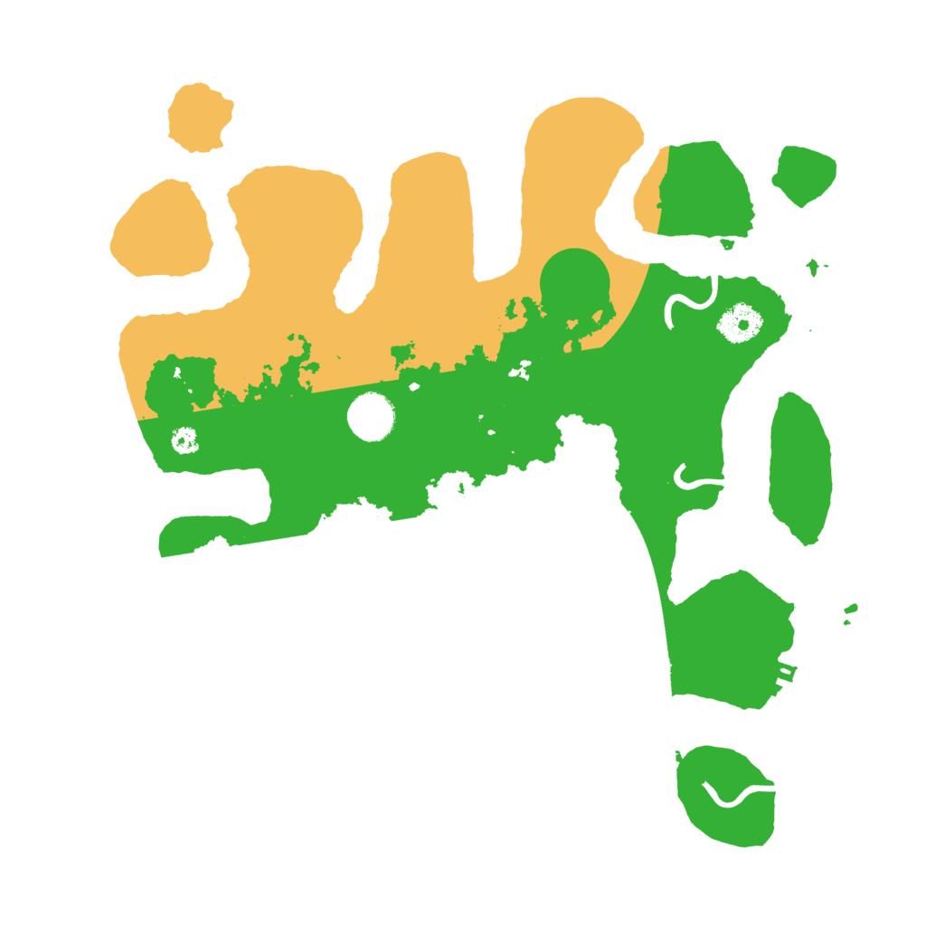 Biome Rust Map: Procedural Map, Size: 3500, Seed: 3884934