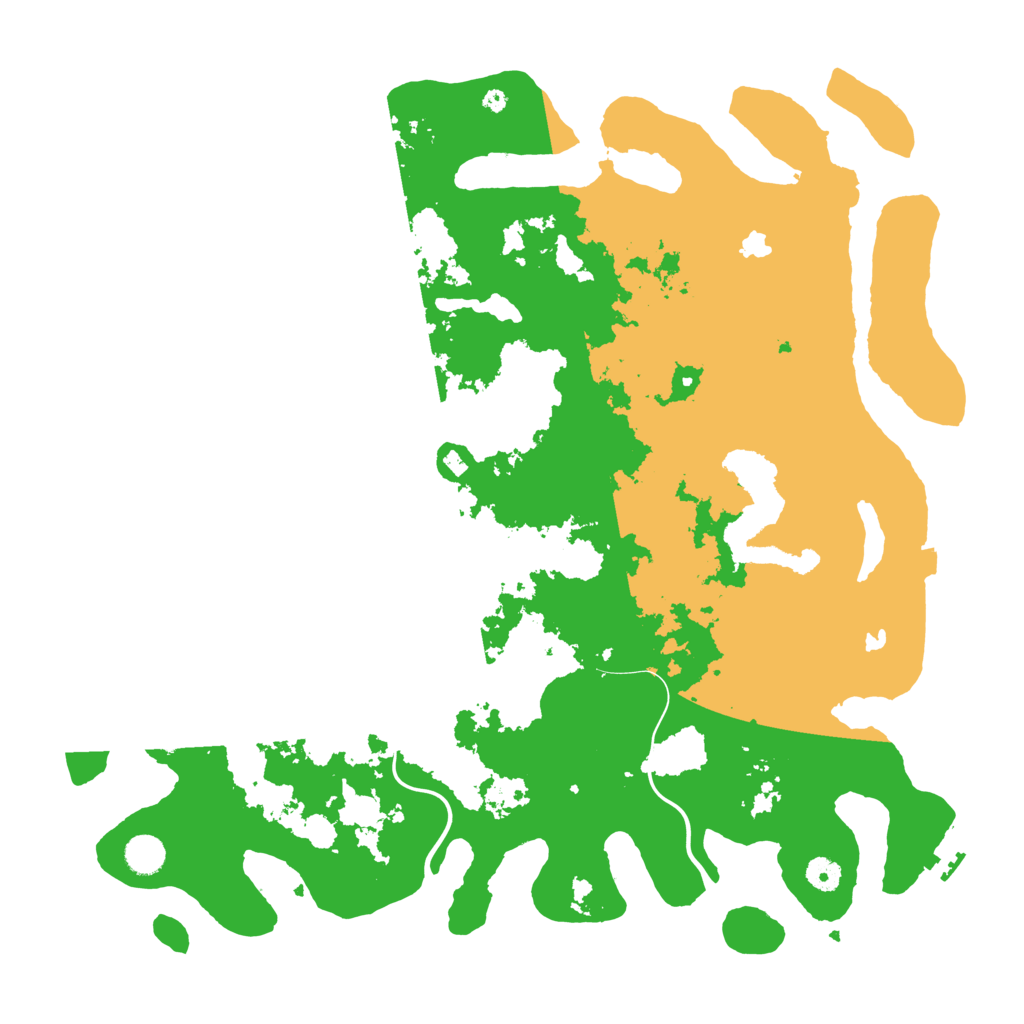 Biome Rust Map: Procedural Map, Size: 4500, Seed: 2572916