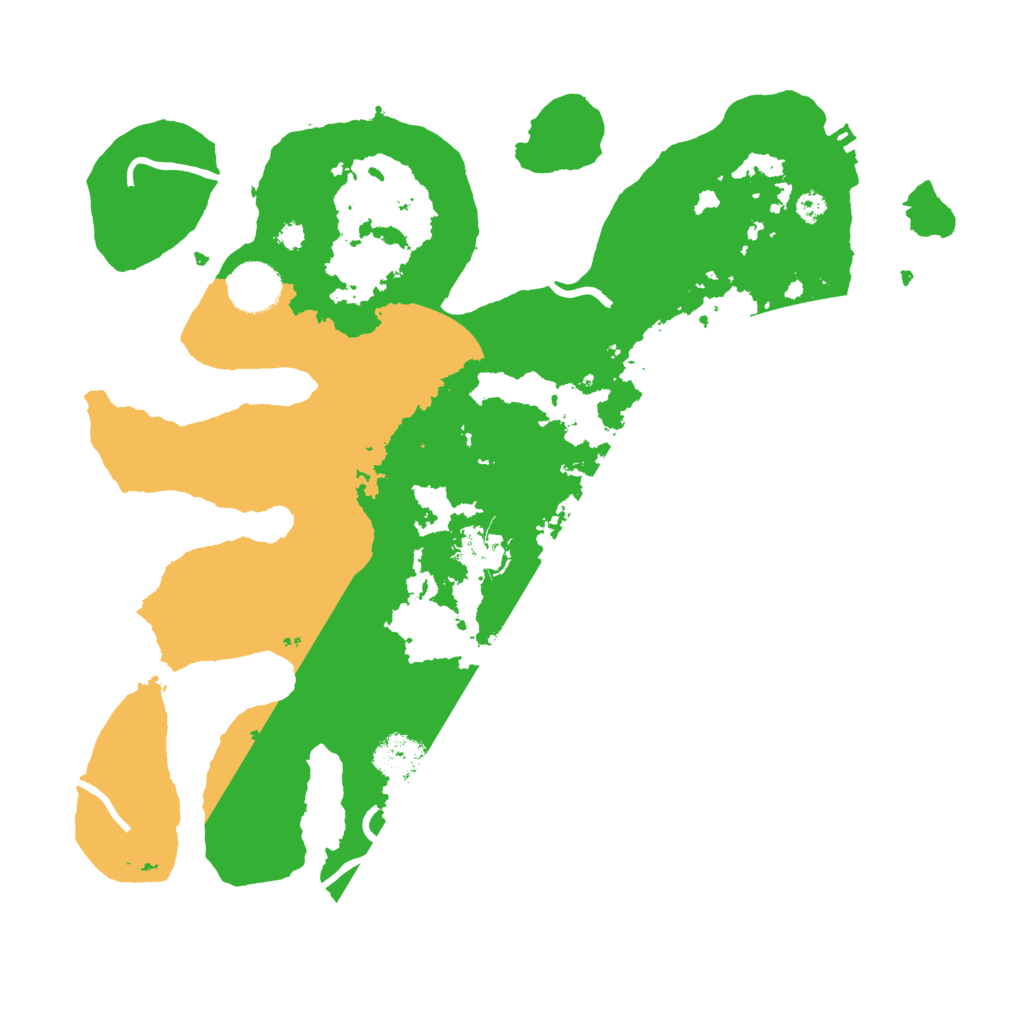 Biome Rust Map: Procedural Map, Size: 3500, Seed: 5747307