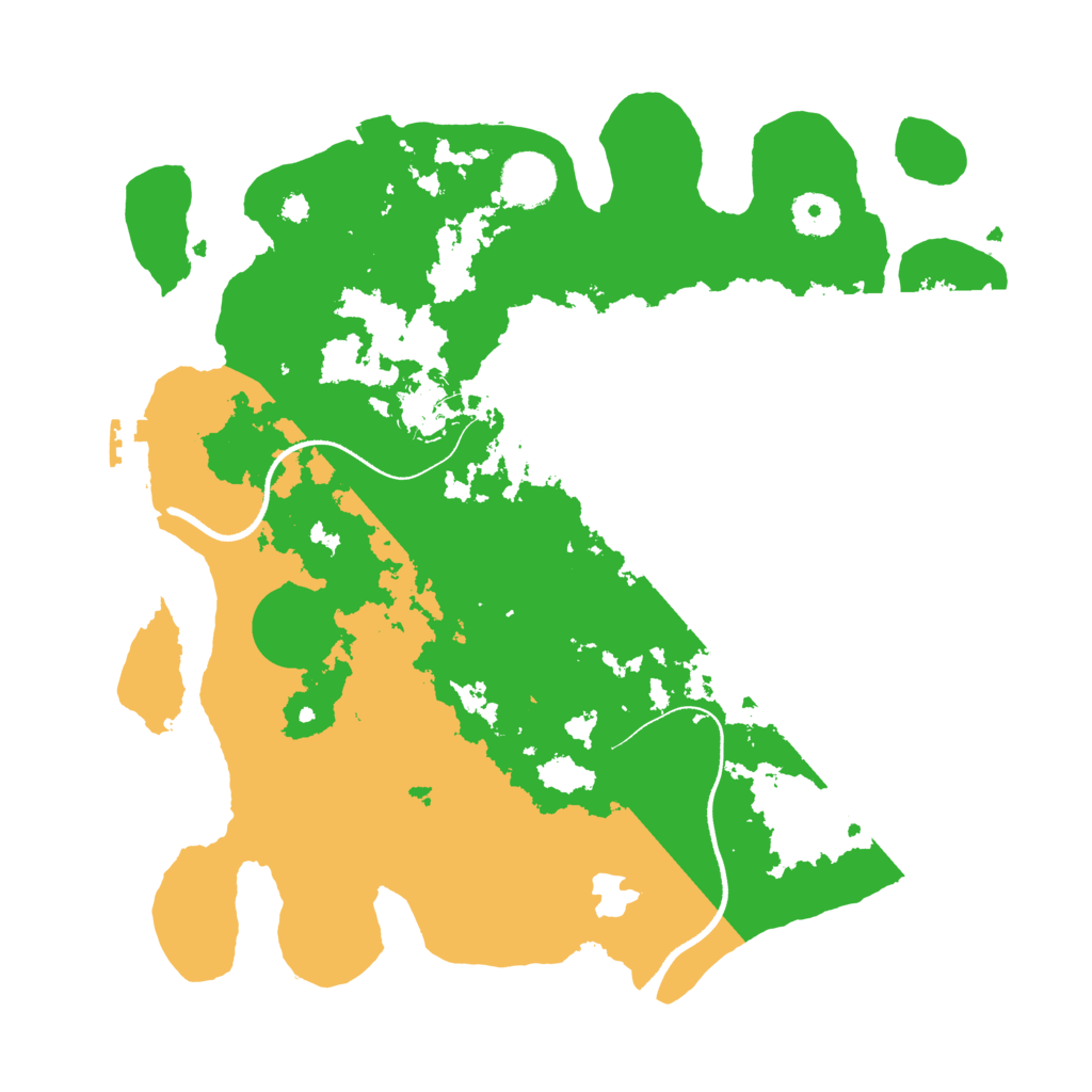 Biome Rust Map: Procedural Map, Size: 3500, Seed: 2216160