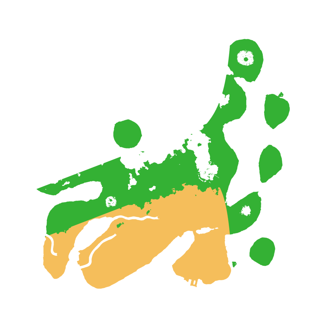 Biome Rust Map: Procedural Map, Size: 3000, Seed: 42615281